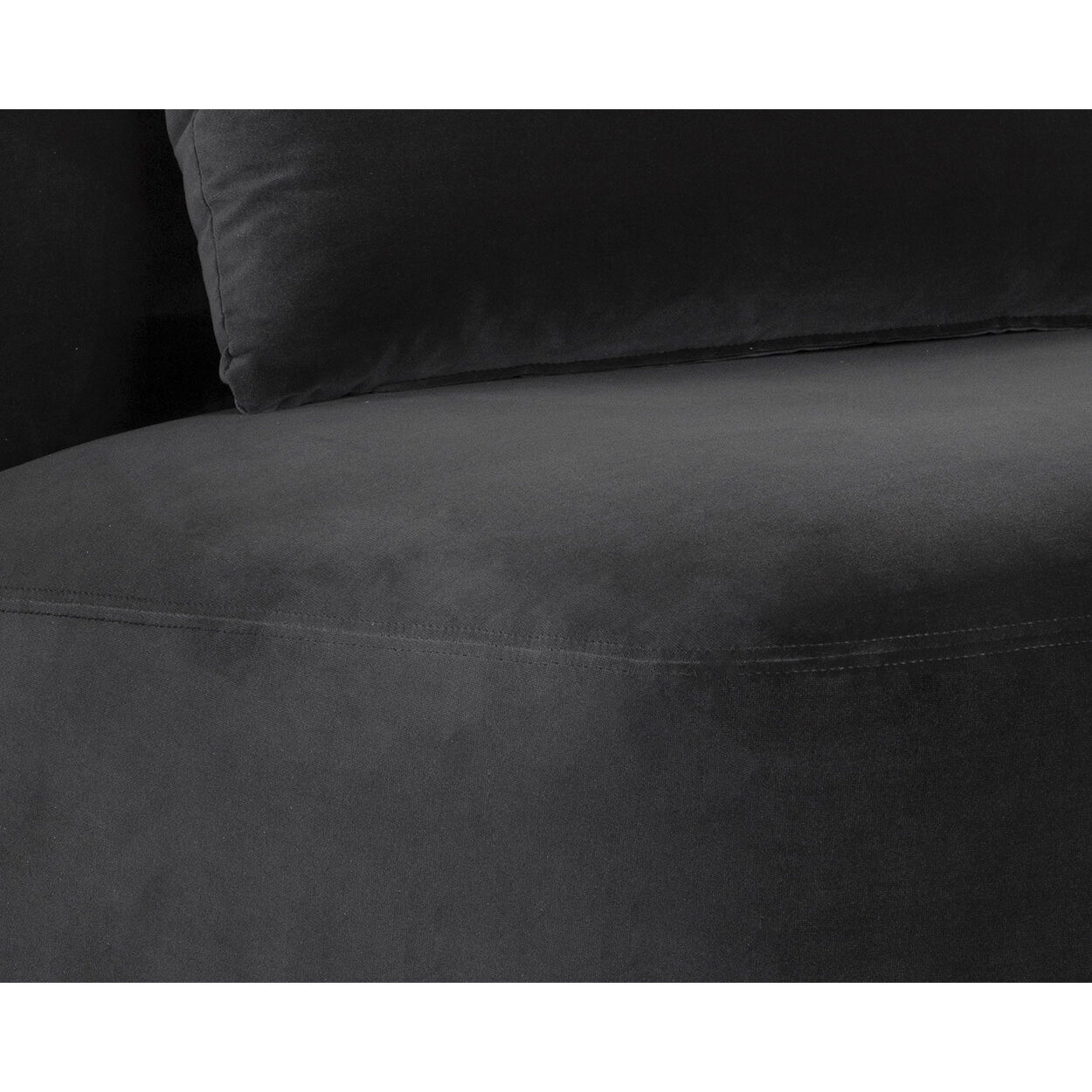 Soraya Shadow Grey Swivel Armless Chair, Swivel